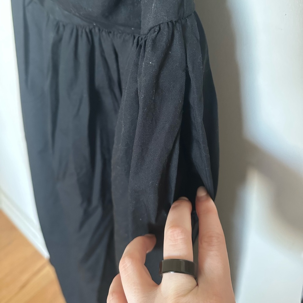EUC Large Strapless Black Midi Dress - Picture 4 of 7